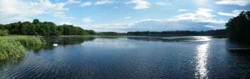 Fabulous views across the lake from your lodge