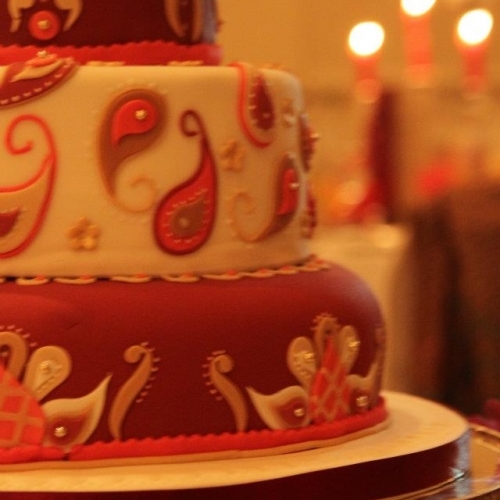 Tiered Indian Wedding Cake