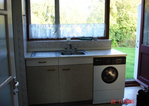 sink area before