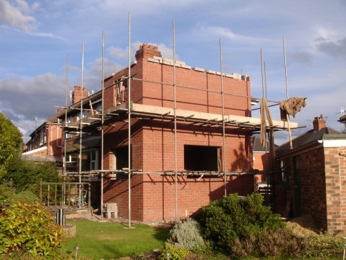 two storey extension builders