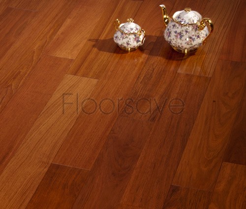Multiply Lacquered Mixed Grade Engineered Jatoba Flooring - 130mm