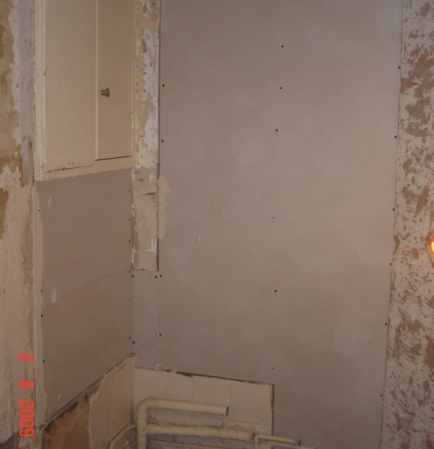 Plasterboarding
