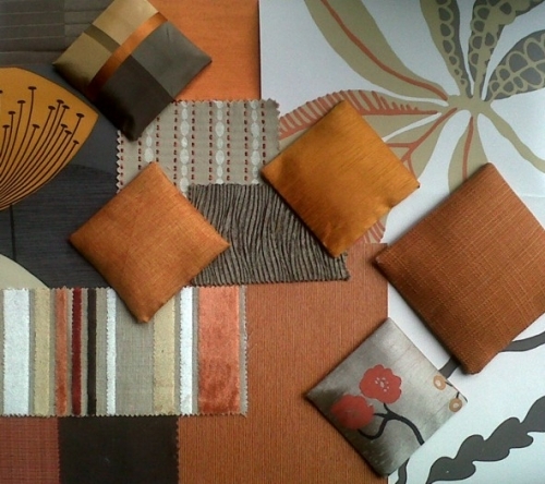 Decor schemes: Orange and Brown