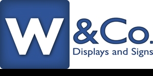 W&Co Displays and Signs Logo