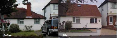 Mr B before and after