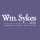 Wmsykes Logo White On Blueffff
