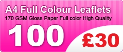 A4 Full Colour Leaflets
