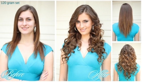 Hair Extensions Before After Hair Extensions Before After
