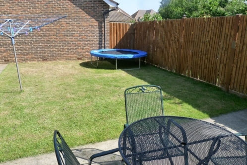 Back garden of 3 bedroom detached house