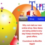The Roman Party Shop website project