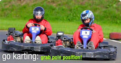 StagWeb's go karting stag weekends are the ultimate in stag experiences- try Grand Prix go karting with indoor and outdoor options.