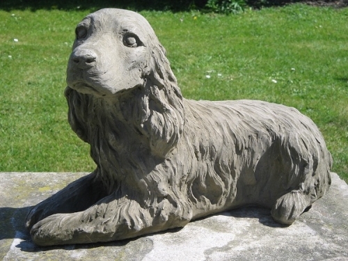 Cocker Spaniel Dog Statue 