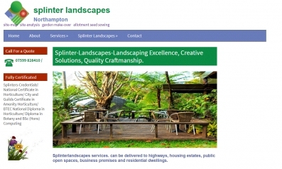 Splinter Landscape Website