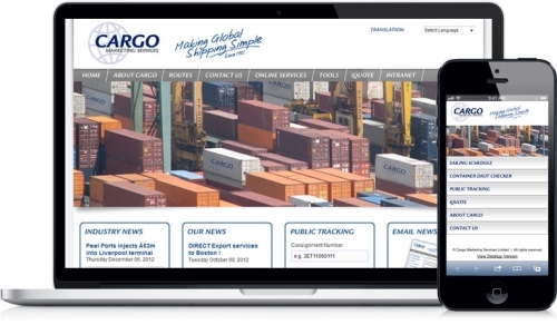 Cargo Marketing Services Website Design