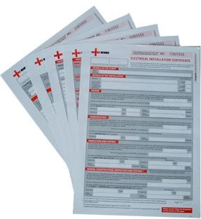 NF Electricians Coventry Certificates