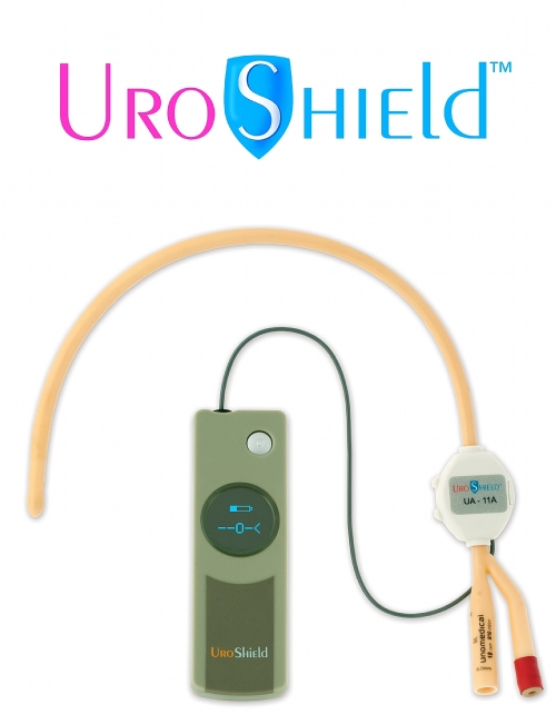 UroShield Pain Relief Device for Indwelling Urinary Catheter Users