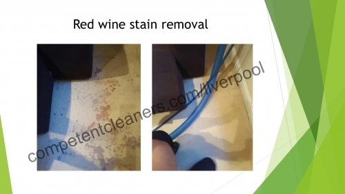 Red wine stain removal