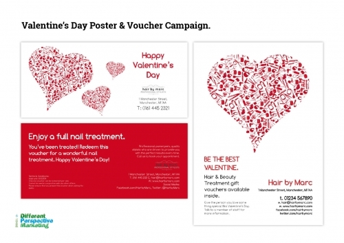 Some examples of vouchers and posters created using the Marketing Toolkit