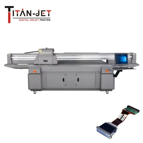 Titanjet uv flatbed printer with Ricoh Gen5 heads