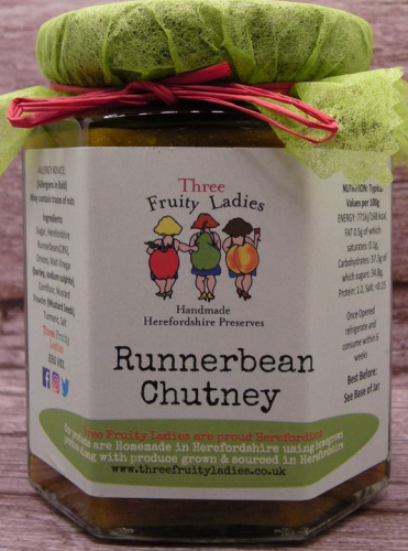 Runnerbean Chutney from Three Fruity Ladies