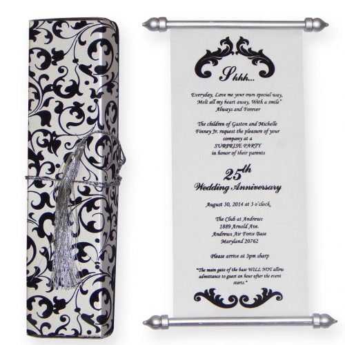 Scroll Wedding Cards 