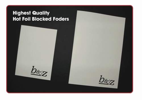 Foil Stamped Folders