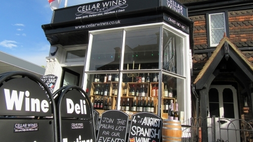 Outside Cellar Wines Boutique, Ripley, Surrey