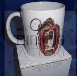 Mills grenade personalised mugs