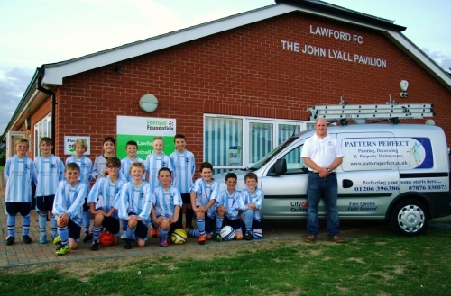 Proud sponsors of a local football team!