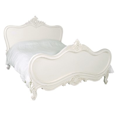 Chateau White Painted French Complete Panel Bed