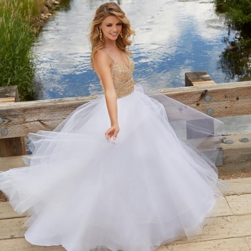 A beautiful gown from our Mori Lee collection