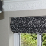 Roman Blind, hand sewn, stitching barely visible