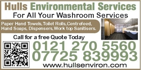 Hulls Environmental Services Van Sign Waskroom