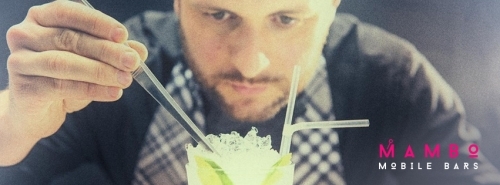 Thomas Colombo chief mixologist at Mambo mobile cocktail bar hire