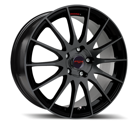 Fox FX004 Gloss Black - 15" Alloy Wheels And Tyres 