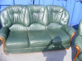 Green  3 piece sofa