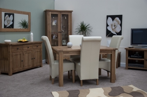 Rustic Solid Oak Dining and Living Room Furniture