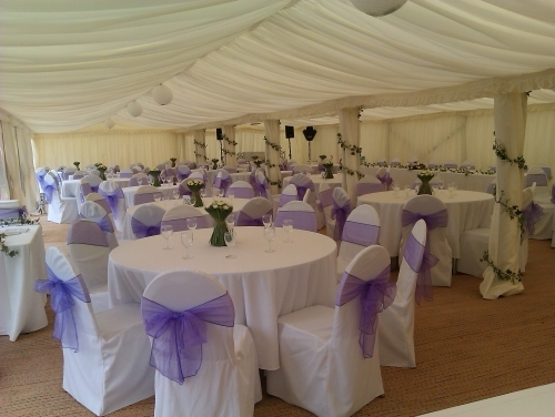 Fully Lined Marquee hire