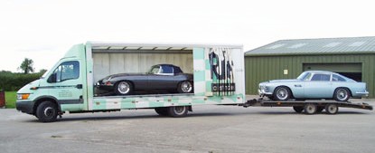Rudler: Jaguar E Type & Aston Martin BD4
