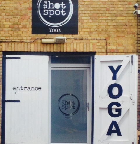 The Hot Spot Yoga Storefront