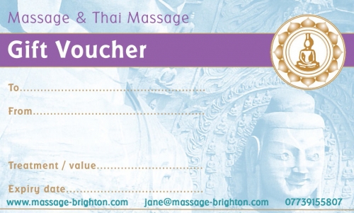 Massage Gift Vouchers