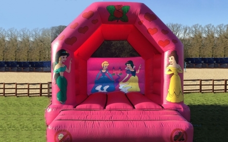 Princess castle is suitable for up to 7 years (1.3 metres tall).