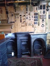 A few of the fireplaces that we have in stock