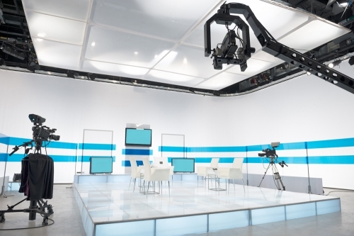 Creative Motion - Television Studio With Jib Cam