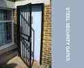 security gates tested well made and painted choice of locking systems and designs.ring for free estimate and survey