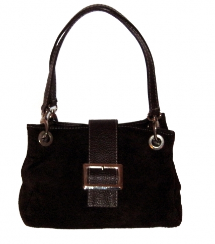 Leather Suede Bag 1