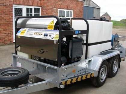 Hygenza Cleaning Services Pressure Washing Trailer