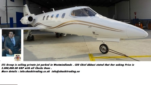 Private Jet owned by Shashi Trading UK was been sold in 2.7 million pounds