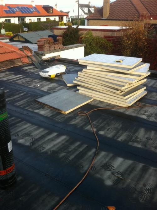 Flat roofing 