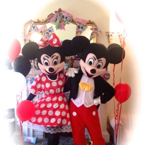 Mickey and Minnie Mouse Lookalike Mascot Party - Call Today 02077233555